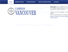 Tablet Screenshot of cambiosvancouver.com